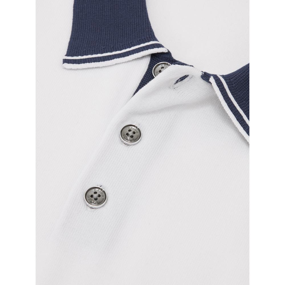 REISS Claremont Colour-Block Knitted Polo Shirt